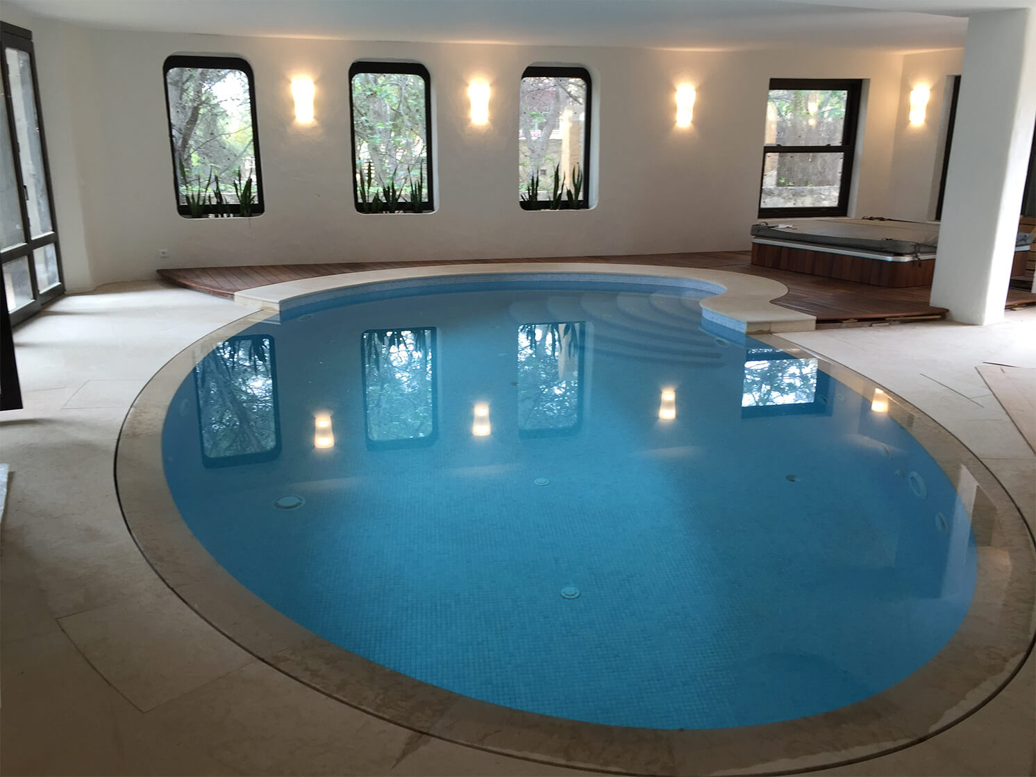 Piscina de mármol