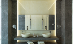 Tendencia: baños con paredes de mármol